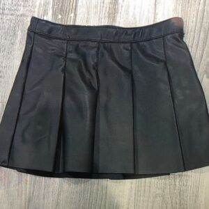 Classic Black Pleated Skirt